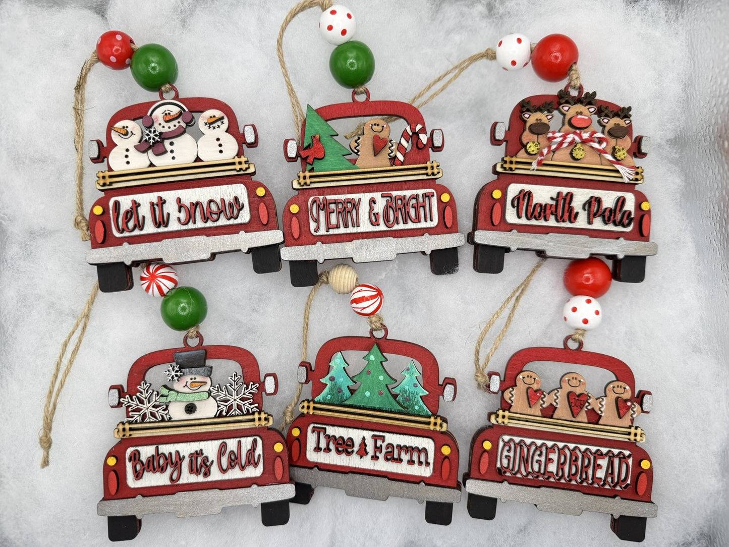 Truck Gift Card Holder Ornament