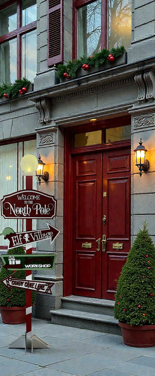 North Pole Yard Sign