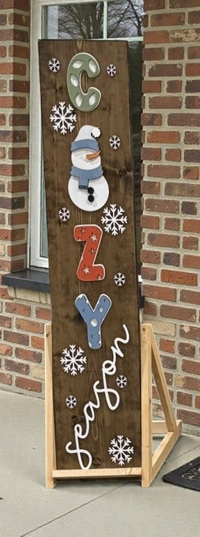 Cozy Season Porch Leaner