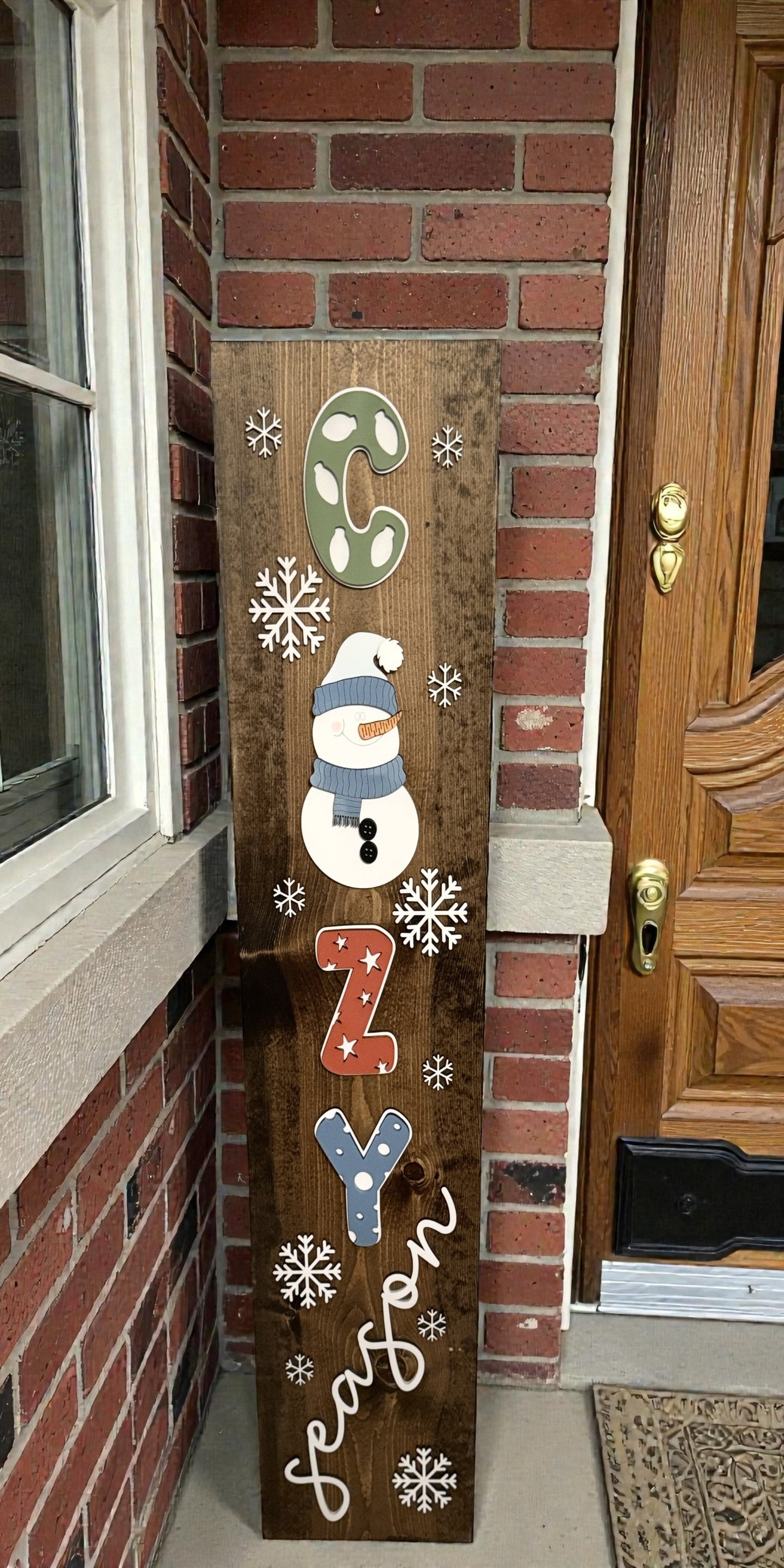 Cozy Season Porch Leaner