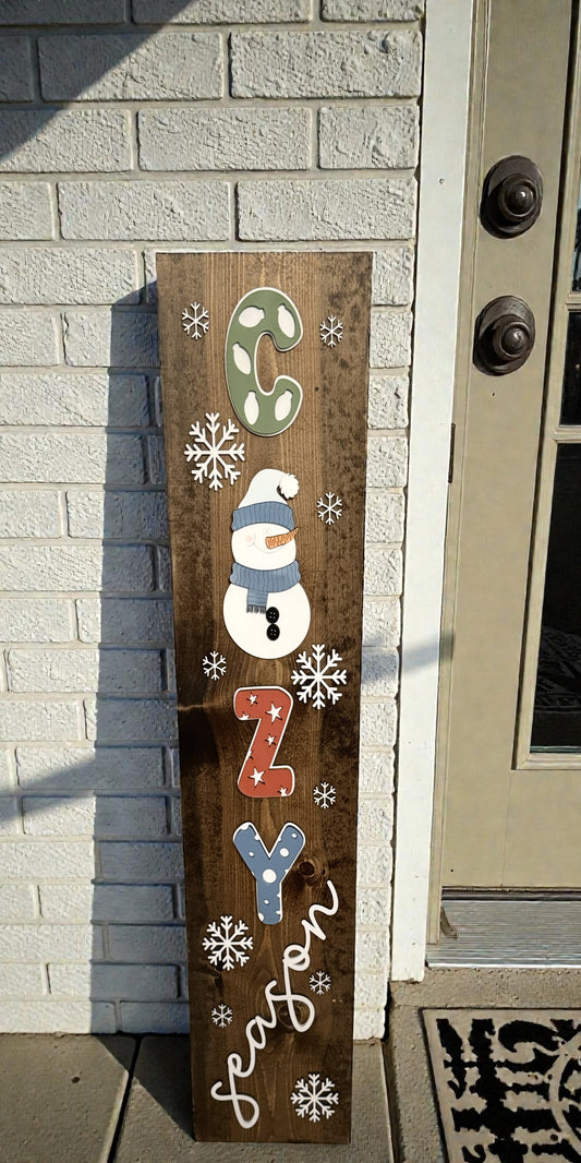 Cozy Season Porch Leaner