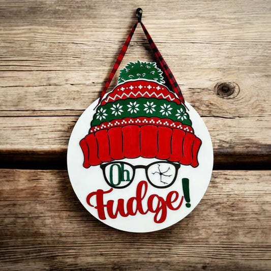 Oh Fudge! Door Hanger
