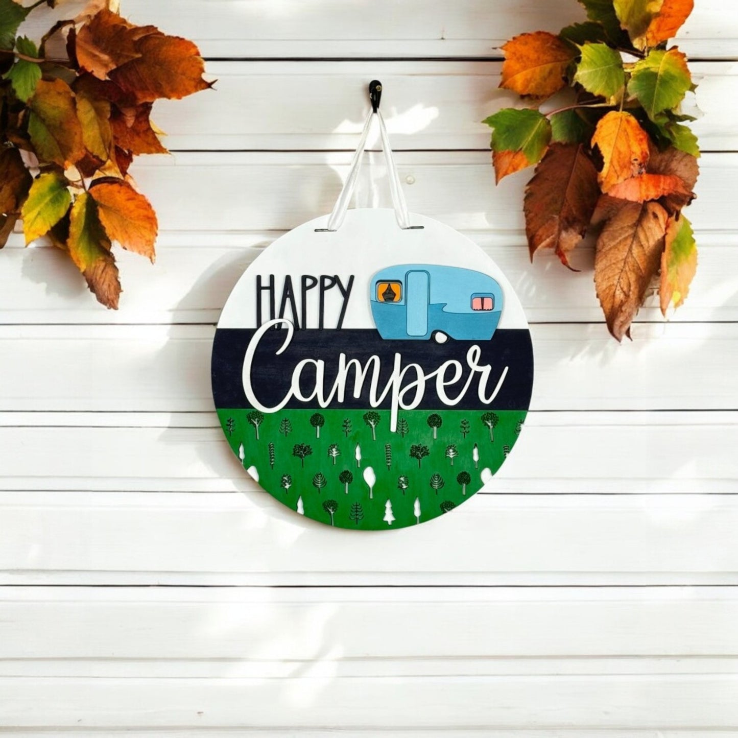 Happy Camper Door Hanger