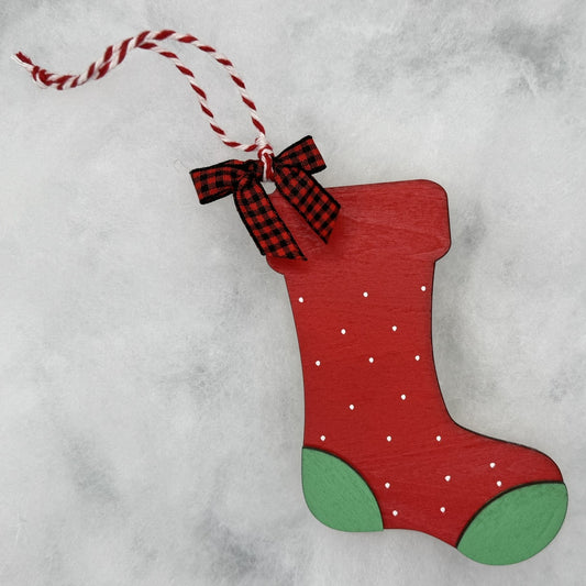 Personalized Christmas Stocking Ornament