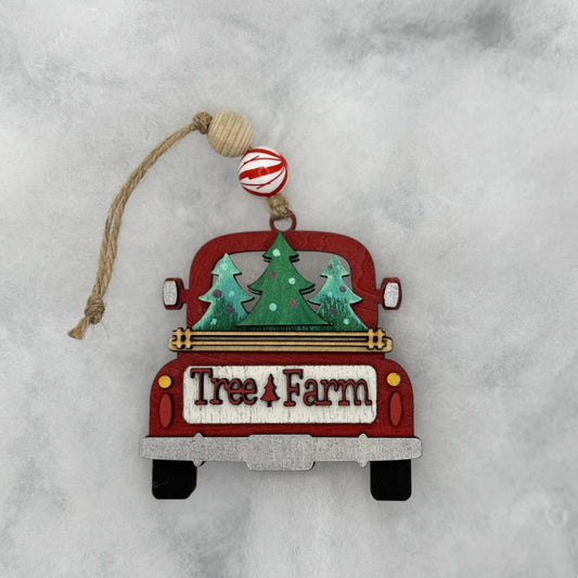 Truck Gift Card Holder Ornament