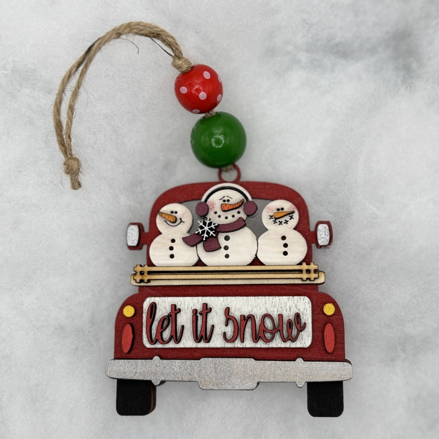 Truck Gift Card Holder Ornament