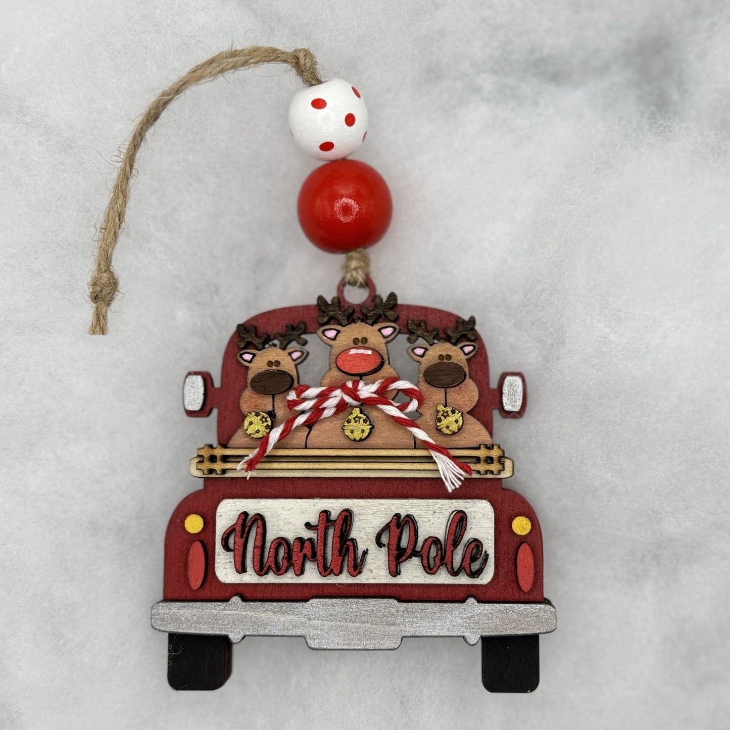 Truck Gift Card Holder Ornament