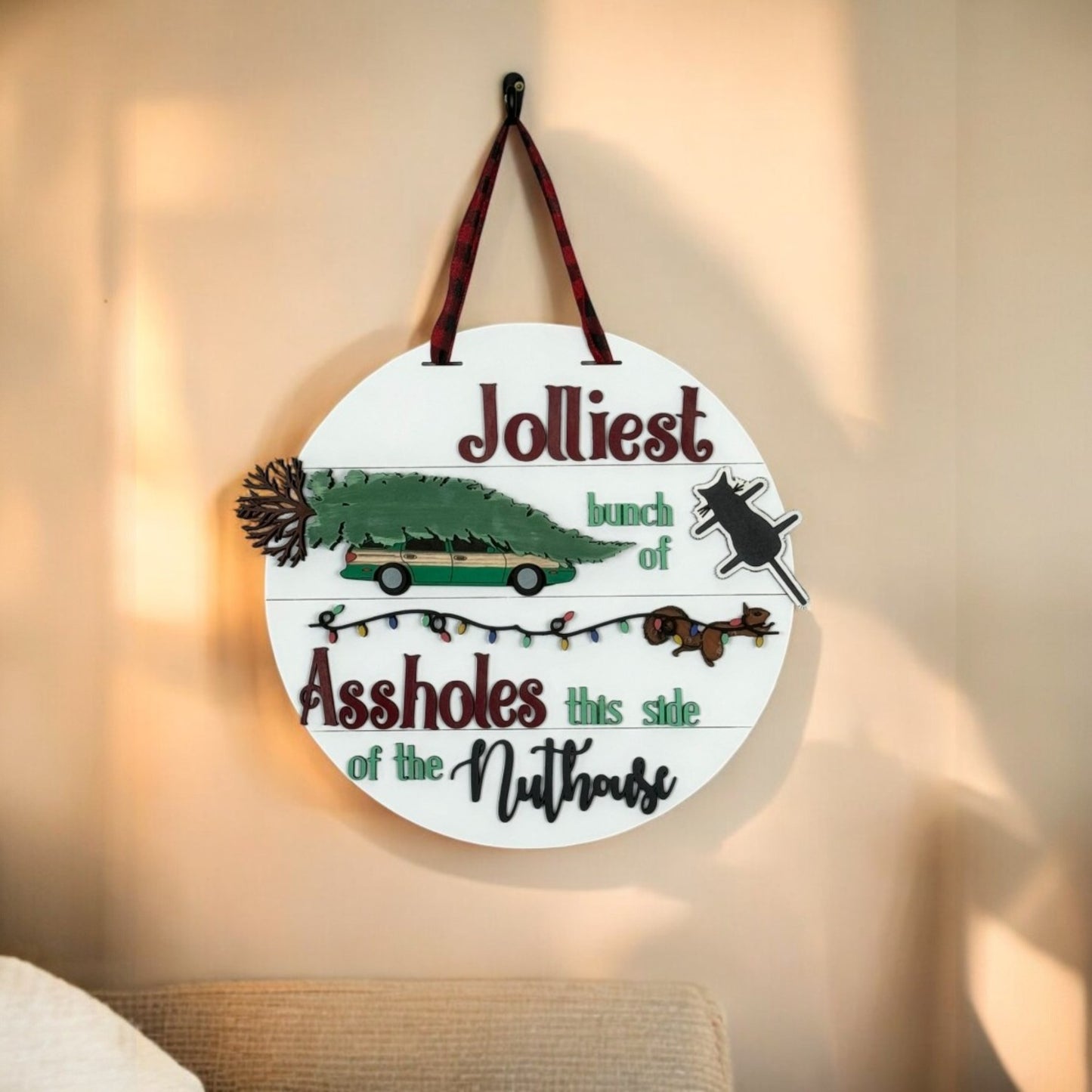 Jolliest Bunch Of Assholes Door Hanger