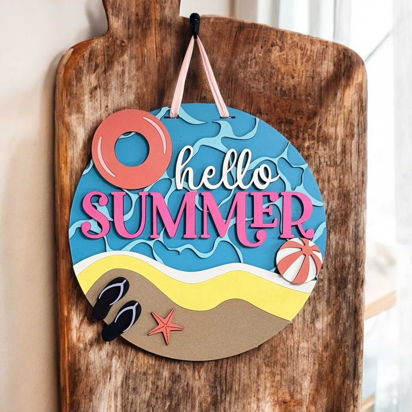 O hello Summer Door Hanger