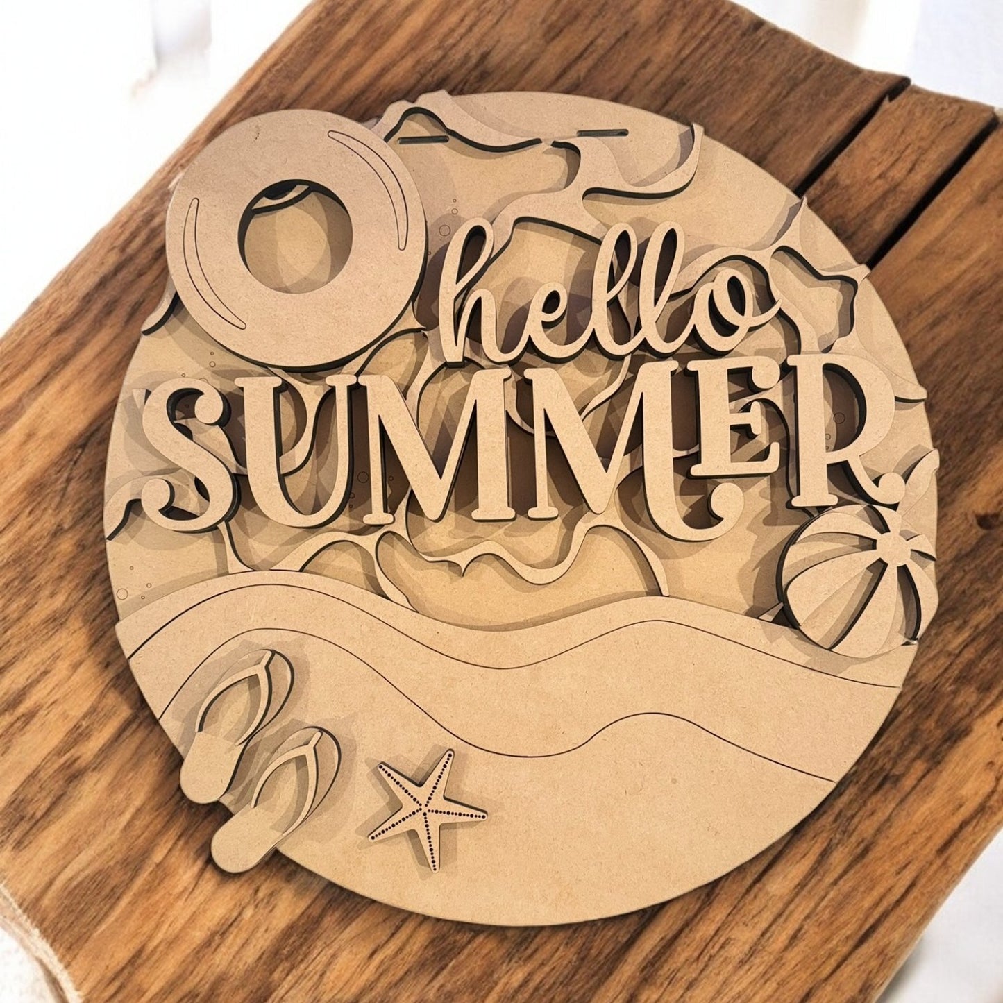 O hello Summer Door Hanger