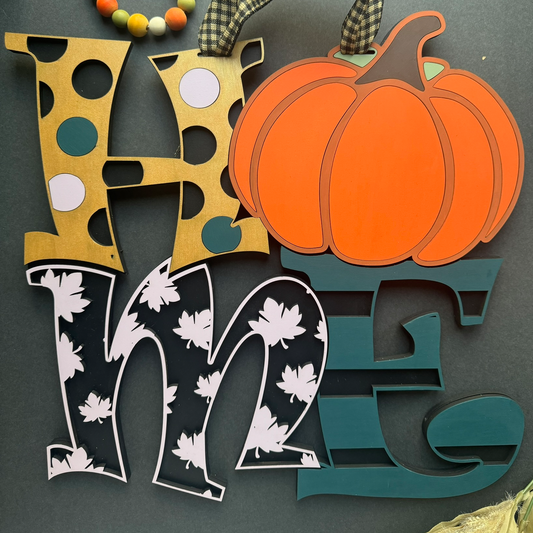 Fall Home Door Hanger