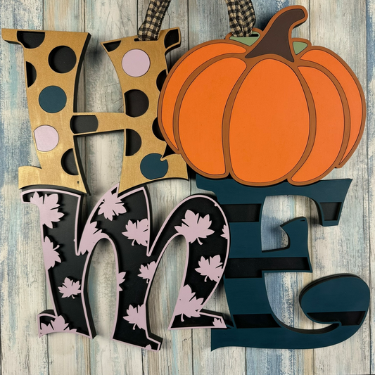 Fall Home Door Hanger