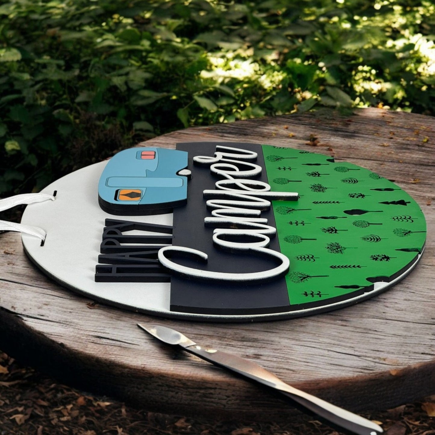 Happy Camper Door Hanger