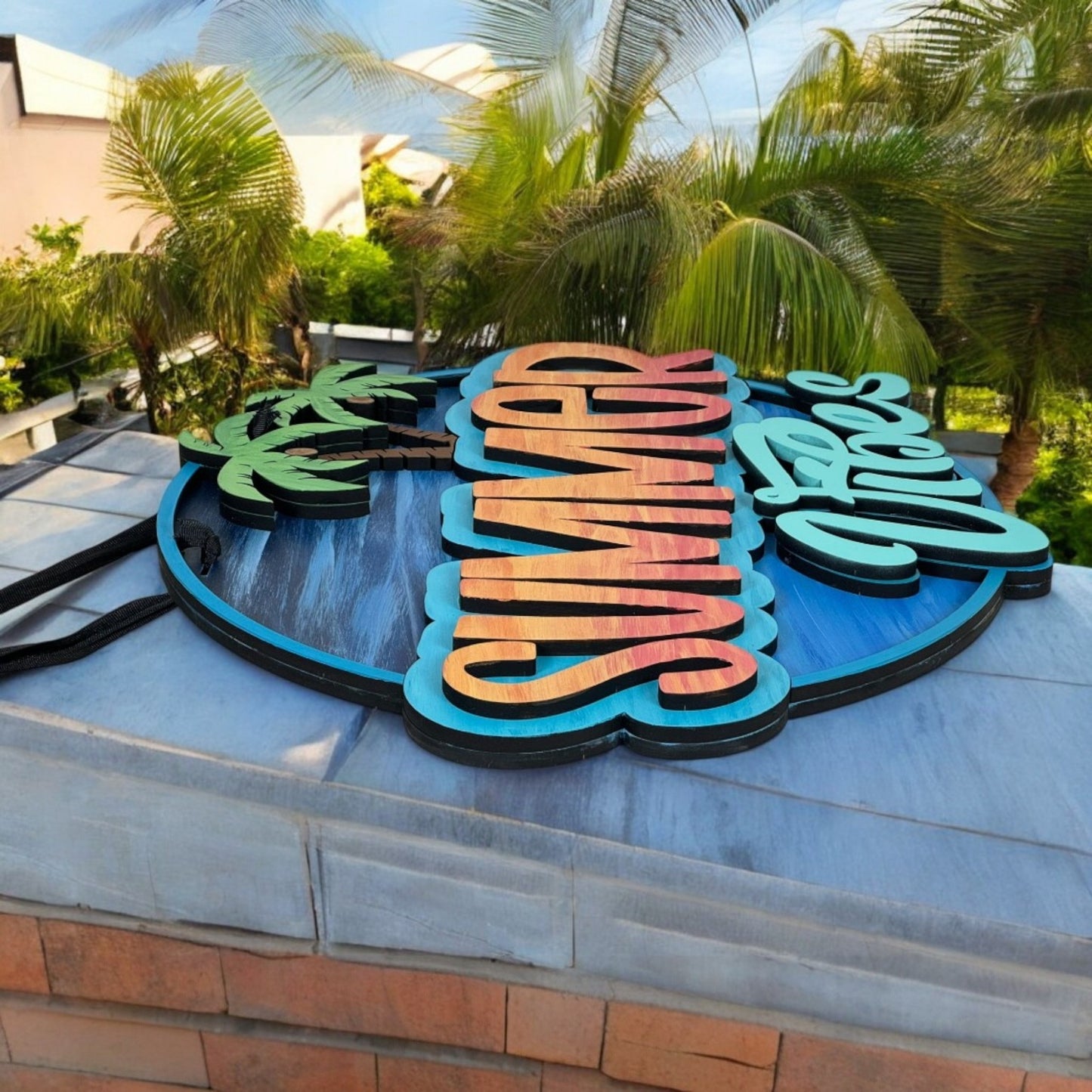 Summer Vibes Door Hanger